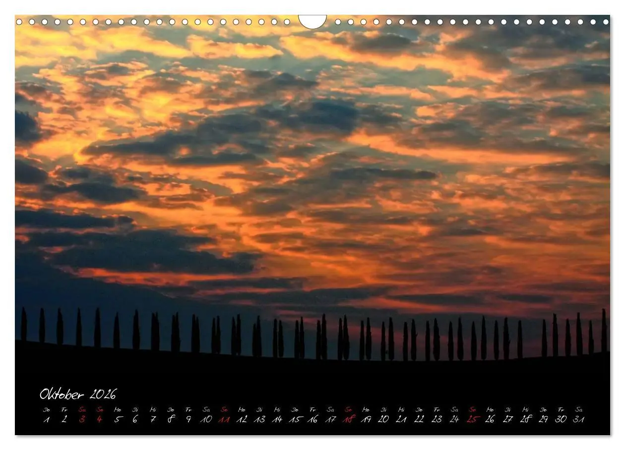 Bild: 9783516163339 | Licht der Toscana (Wandkalender 2026 DIN A3 quer), CALVENDO...