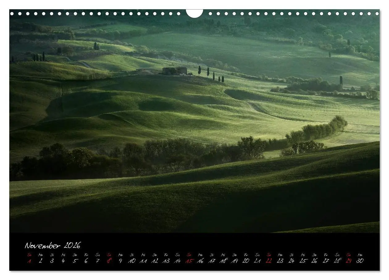 Bild: 9783516163339 | Licht der Toscana (Wandkalender 2026 DIN A3 quer), CALVENDO...