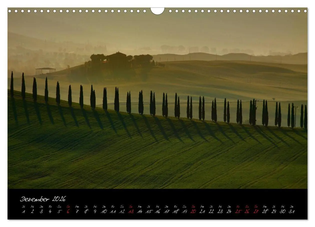 Bild: 9783516163339 | Licht der Toscana (Wandkalender 2026 DIN A3 quer), CALVENDO...