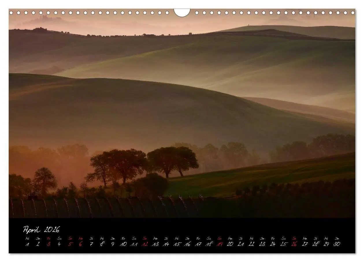Bild: 9783516163339 | Licht der Toscana (Wandkalender 2026 DIN A3 quer), CALVENDO...