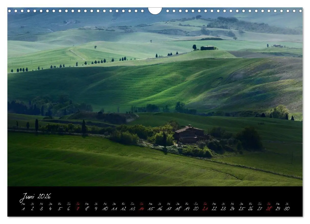 Bild: 9783516163339 | Licht der Toscana (Wandkalender 2026 DIN A3 quer), CALVENDO...
