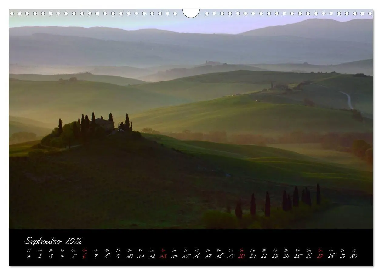 Bild: 9783516163339 | Licht der Toscana (Wandkalender 2026 DIN A3 quer), CALVENDO...