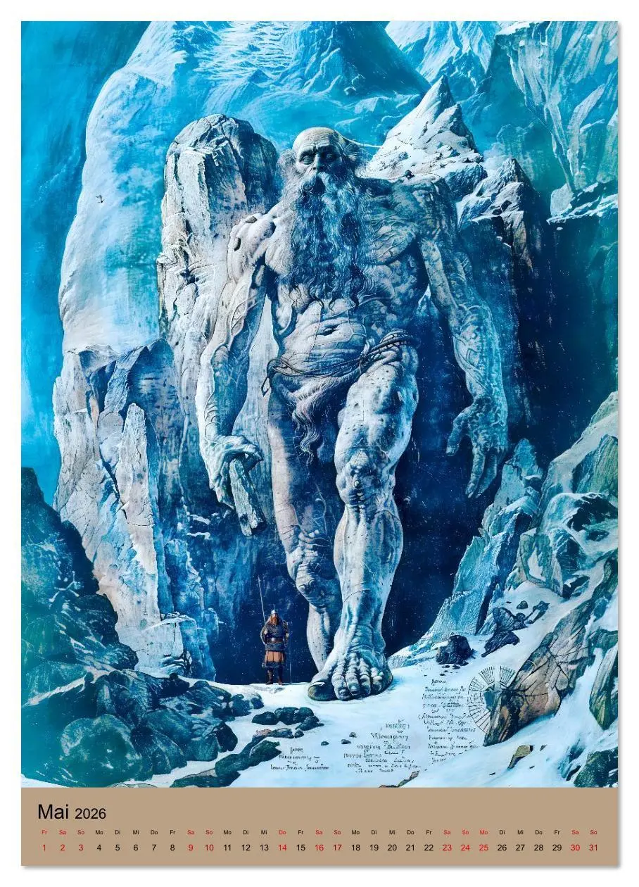 Bild: 9783516613339 | Wikinger - Mythologie - Götter, Runen und Legenden (Wandkalender...