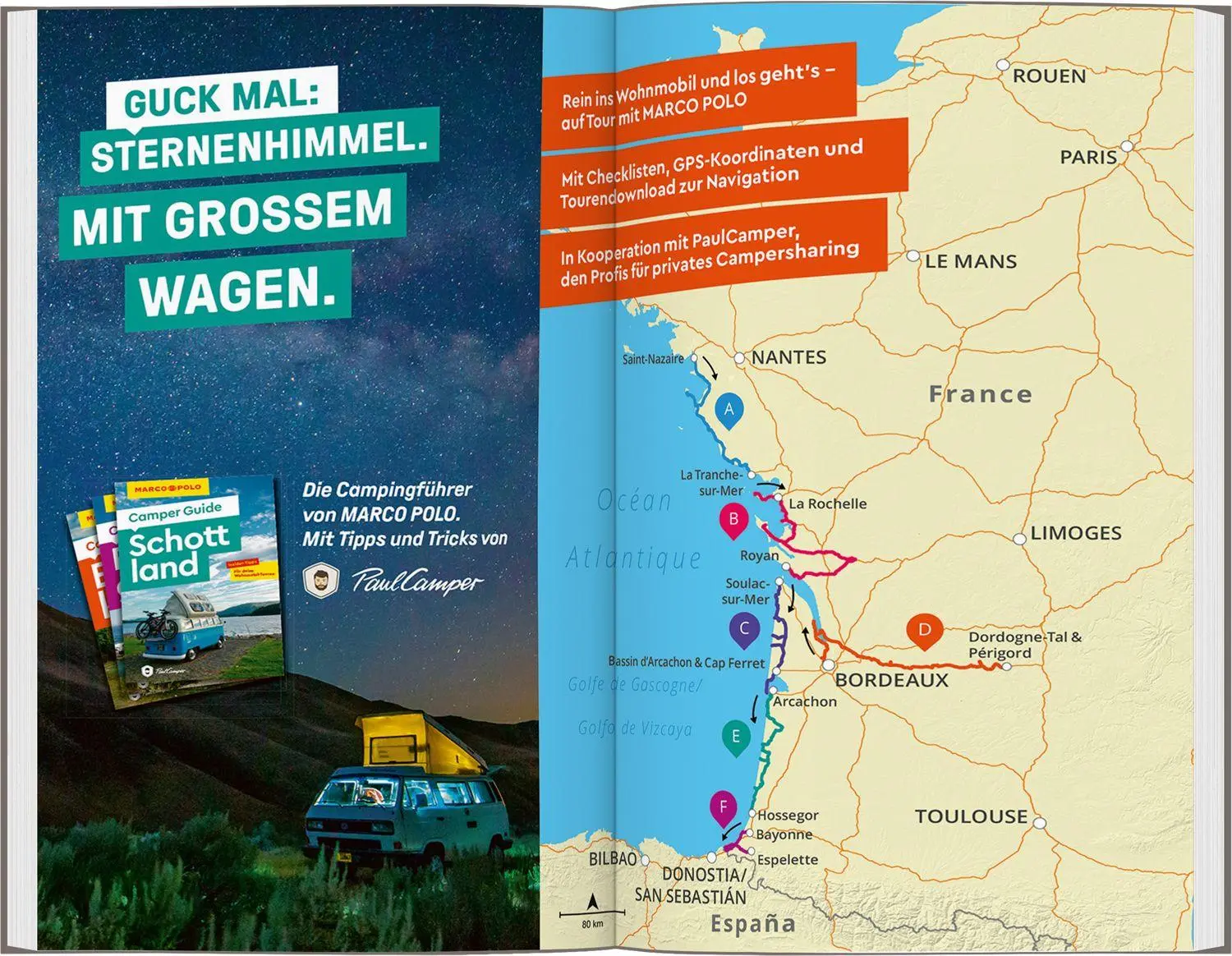 Bild: 9783575023339 | MARCO POLO Camper Guide Französische Atlantikküste | Leon Ginzel