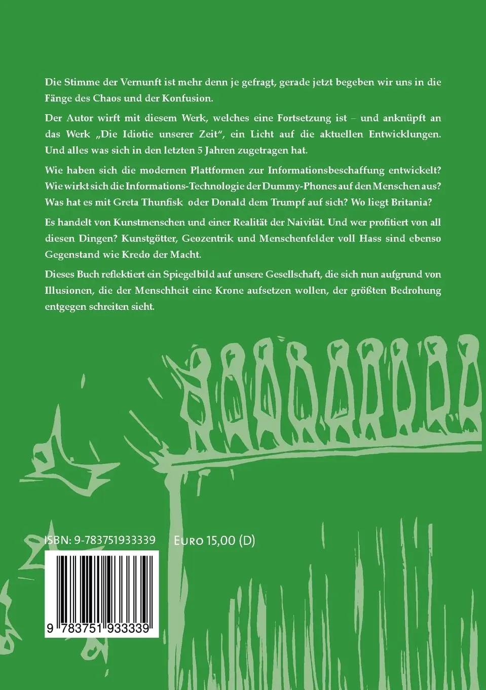 Rückseite: 9783751933339 | Die Stimme der Vernunft | Markus Sabo Gabriel | Taschenbuch | 268 S.