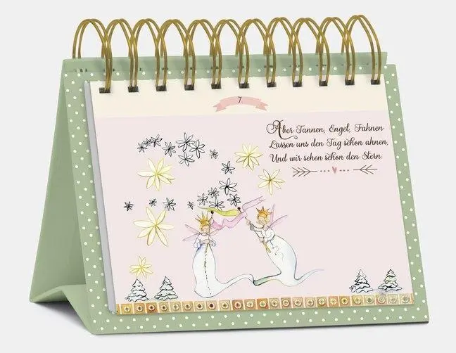 Cover: 9783782793339 | Tisch-Adventskalender "24 Glücksmomente zur Weihnachtszeit" | Verlag