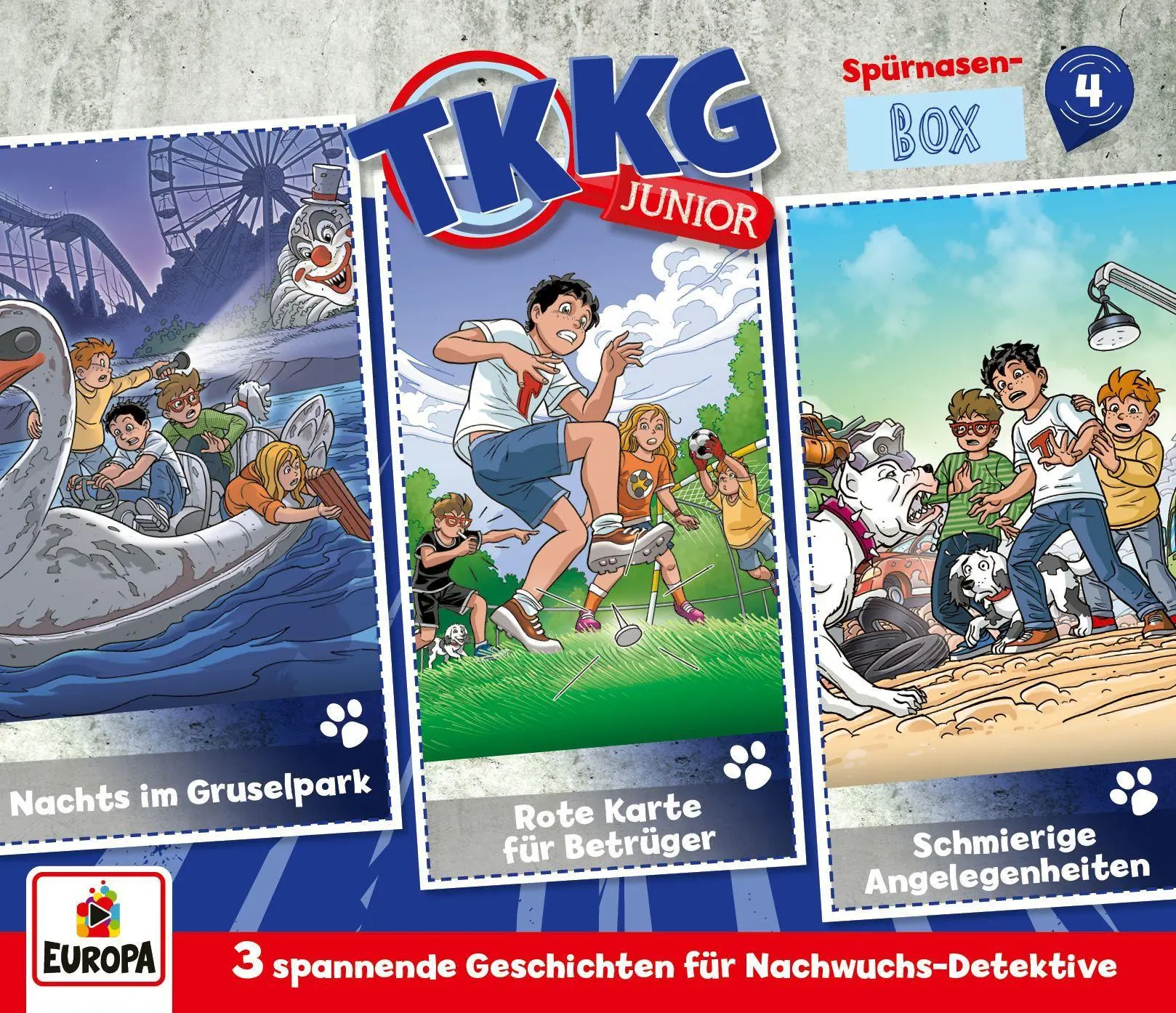 Cover: 9783803263339 | TKKG Junior - SpürnasenBox 04 (Folgen 10 - 12) | Stefan Wolf | CD