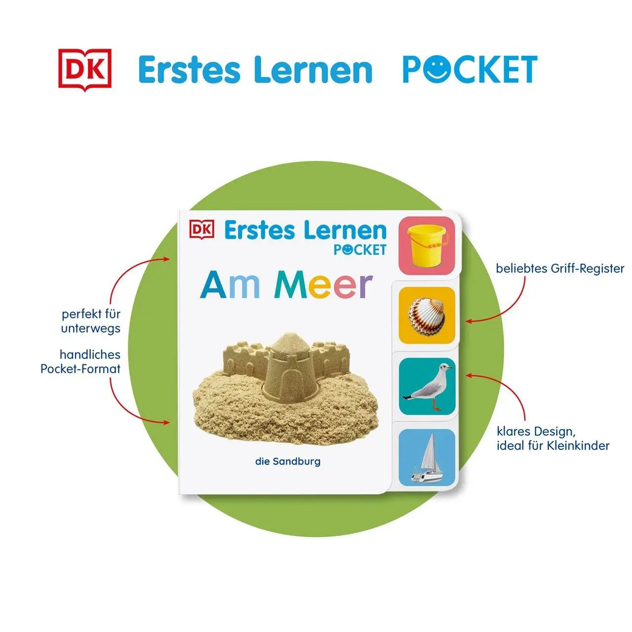 Bild: 9783831053339 | Erstes Lernen Pocket. Am Meer | DK Erstes Lernen | Buch | 10 S. | 2026