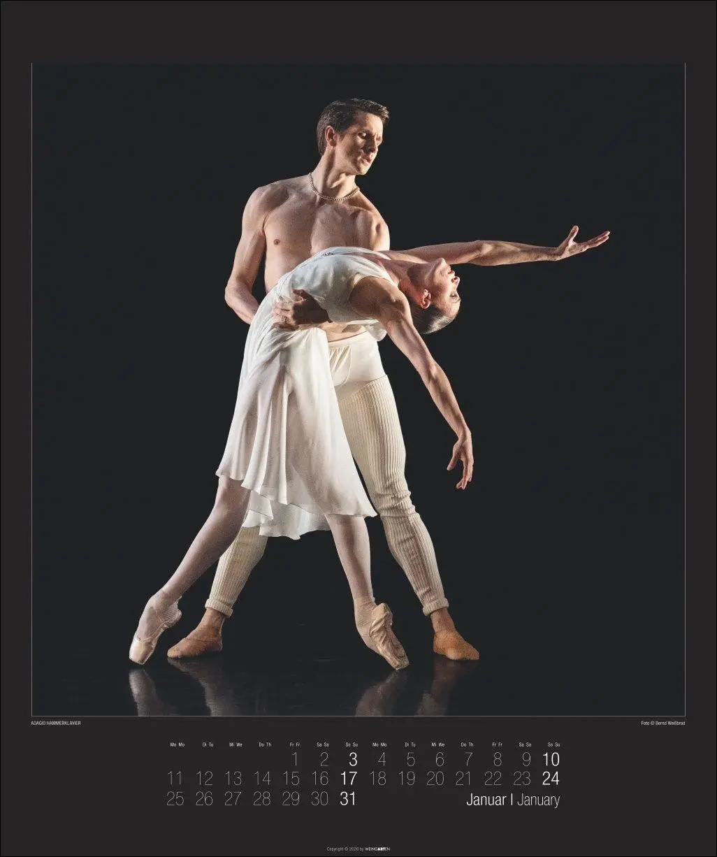 Bild: 9783839903339 | Stuttgarter Ballett Kalender 2027 | Tamas/Weißbrod, Bernd Detrich