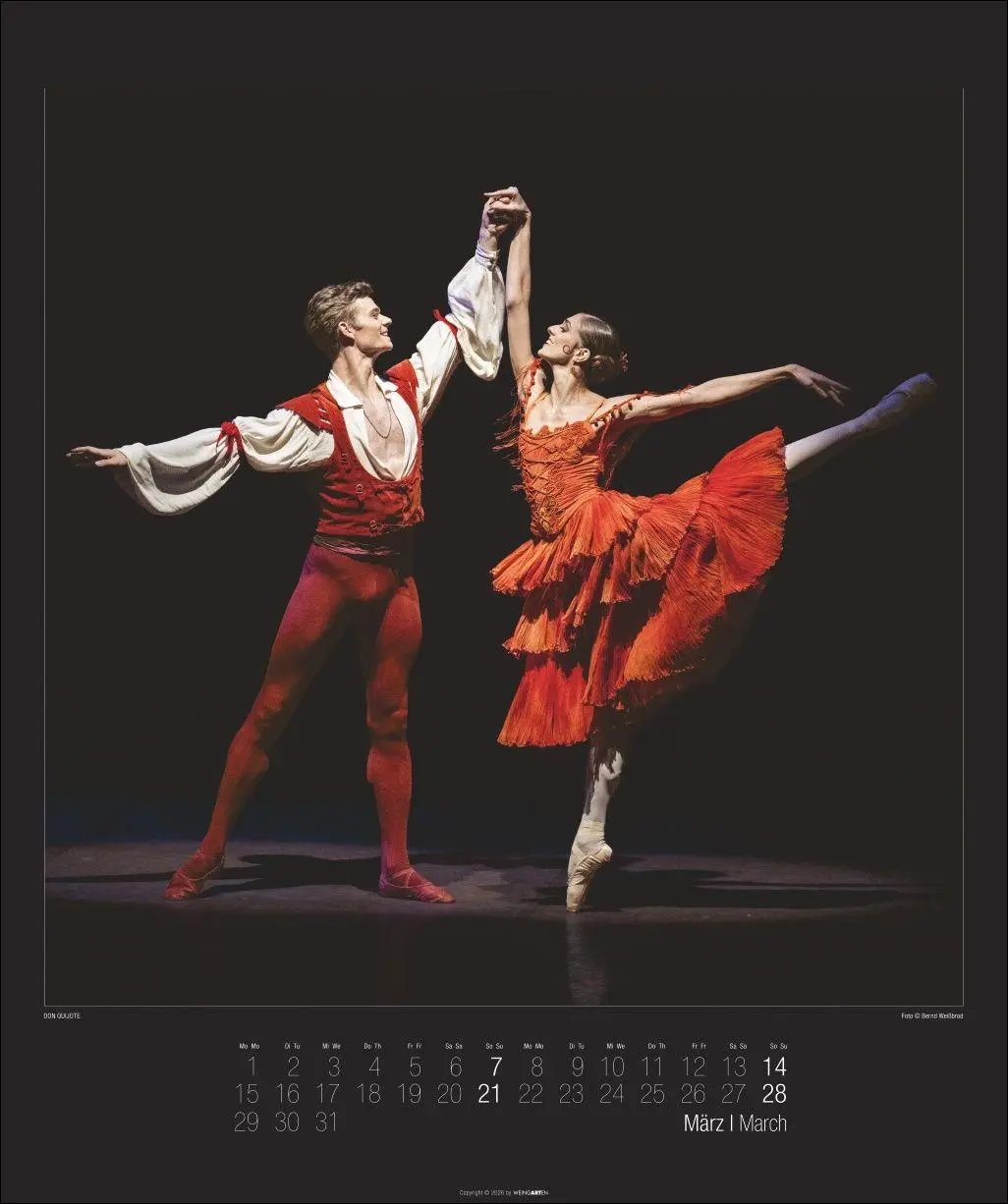 Bild: 9783839903339 | Stuttgarter Ballett Kalender 2027 | Tamas/Weißbrod, Bernd Detrich