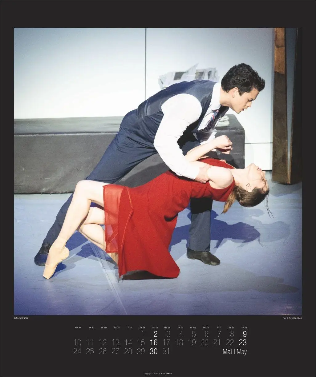 Bild: 9783839903339 | Stuttgarter Ballett Kalender 2027 | Tamas/Weißbrod, Bernd Detrich