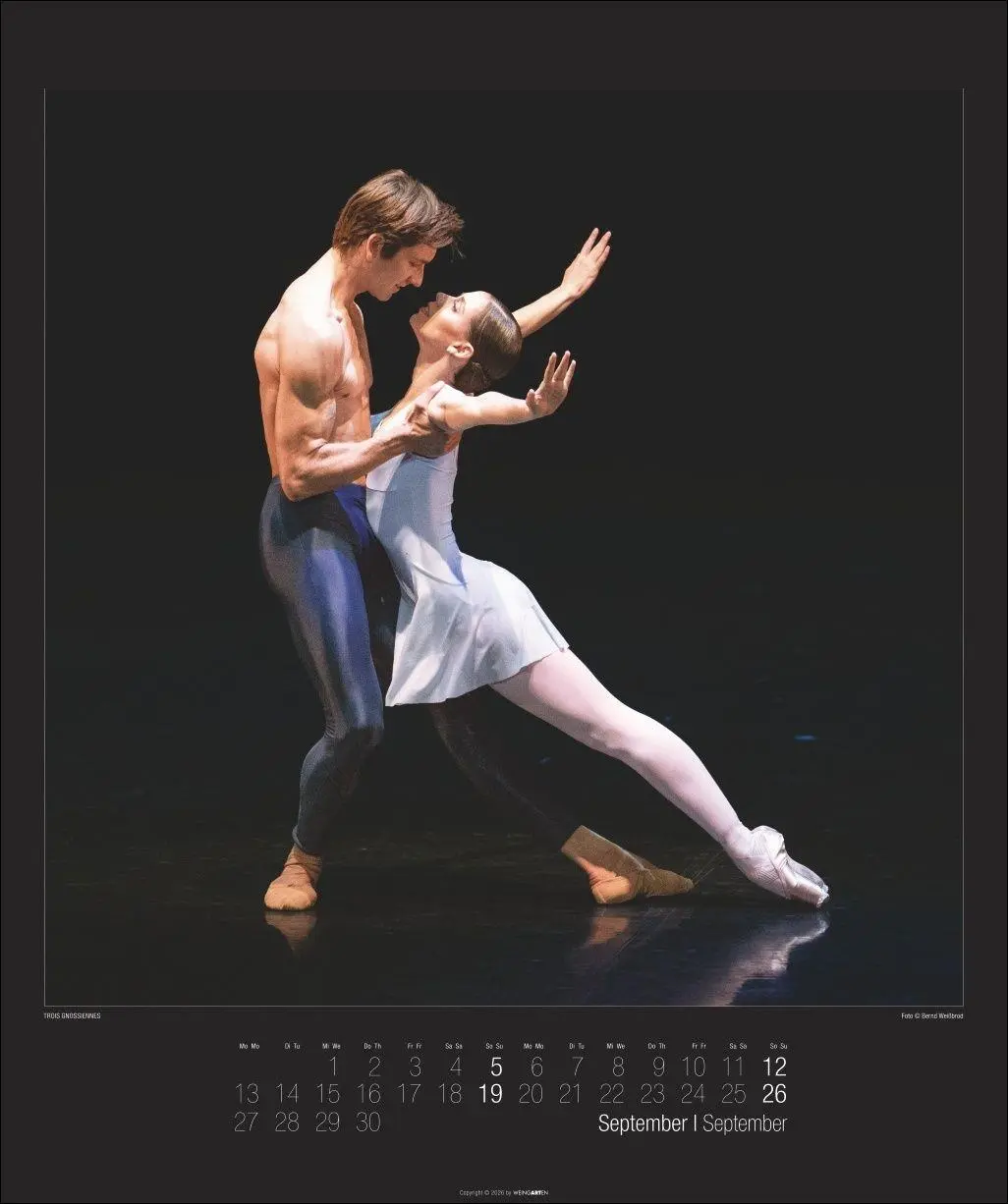 Bild: 9783839903339 | Stuttgarter Ballett Kalender 2027 | Tamas/Weißbrod, Bernd Detrich