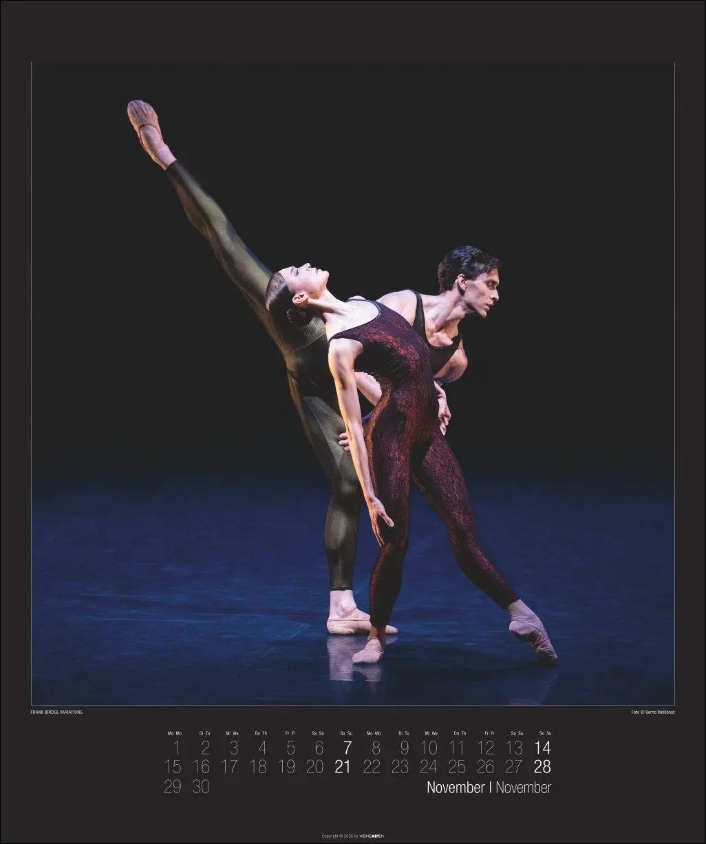 Bild: 9783839903339 | Stuttgarter Ballett Kalender 2027 | Tamas/Weißbrod, Bernd Detrich
