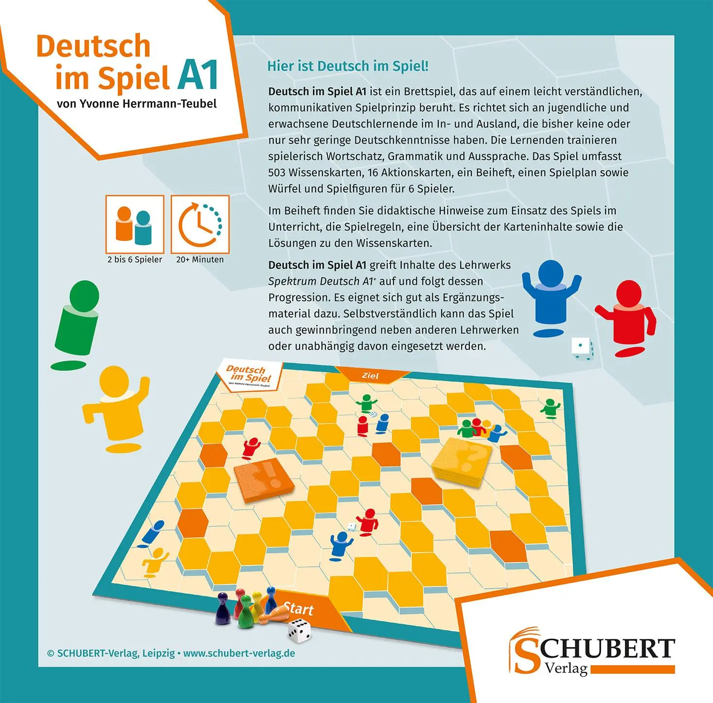 Rückseite: 9783941323339 | Deutsch im Spiel A1 | Yvonne Herrmann-Teubel | Spiel | Deutsch | 2018
