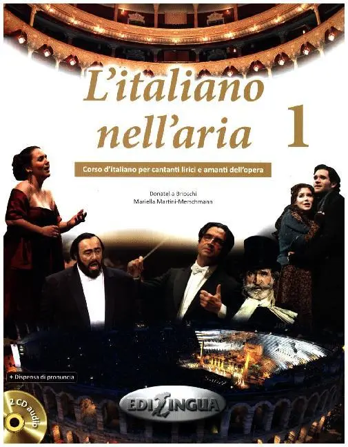 Cover: 9788898433339 | L'italiano nell'aria 1 | Libro + CD audio (2) + dispensa di pronuncia