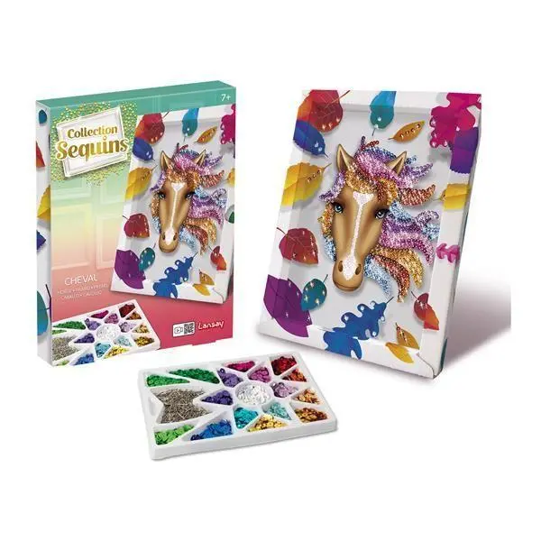 Cover: 3181860203439 | Lansay - Paillettenkunst Pferd | Lansay | Spiel | 3220343 | Deutsch