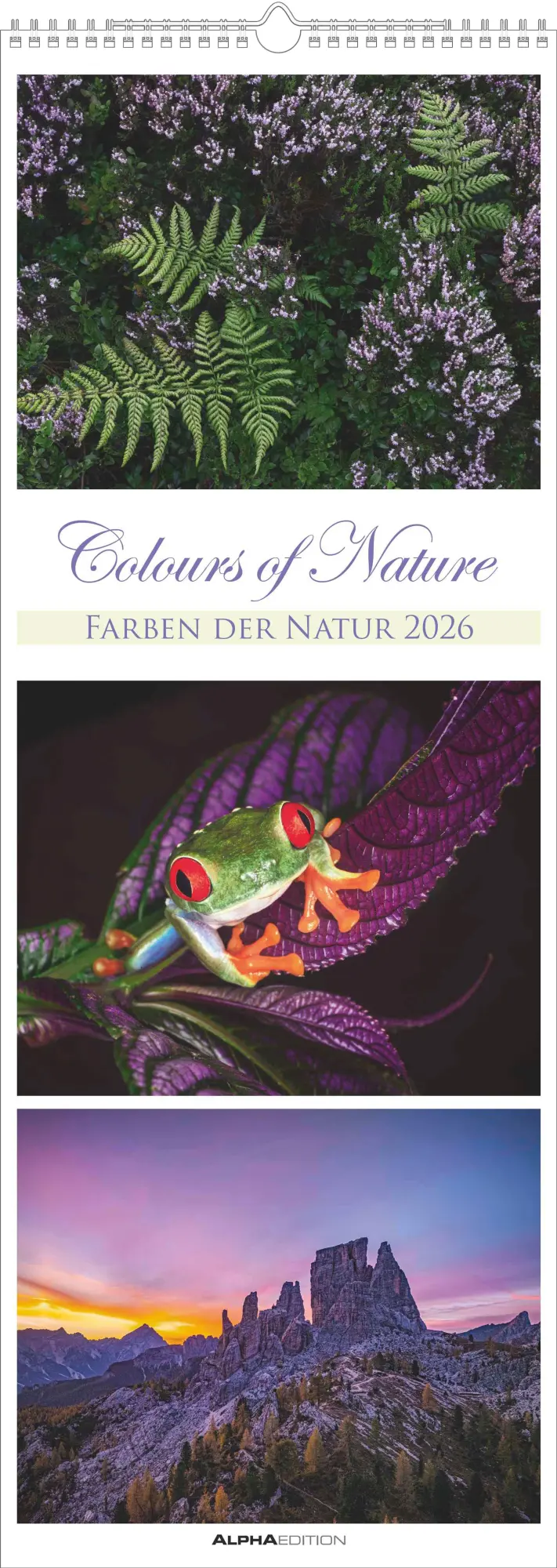 Cover: 4069095003439 | Colours of Nature - Triplets 2026 - Streifenkalender XXL 25x69 cm -...