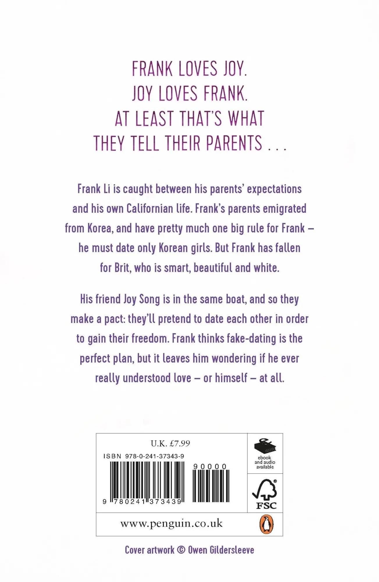 Rückseite: 9780241373439 | Frankly in Love | David Yoon | Taschenbuch | 428 S. | Englisch | 2019