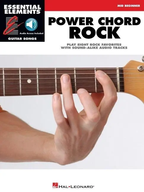 Power Chord Rock: Essential Elements Guitar Songbook with Online Audio Mid Beginner Guitar Songbook with Tab Learn Rock Songs Using Open Chords Easy Play Along Arrangements