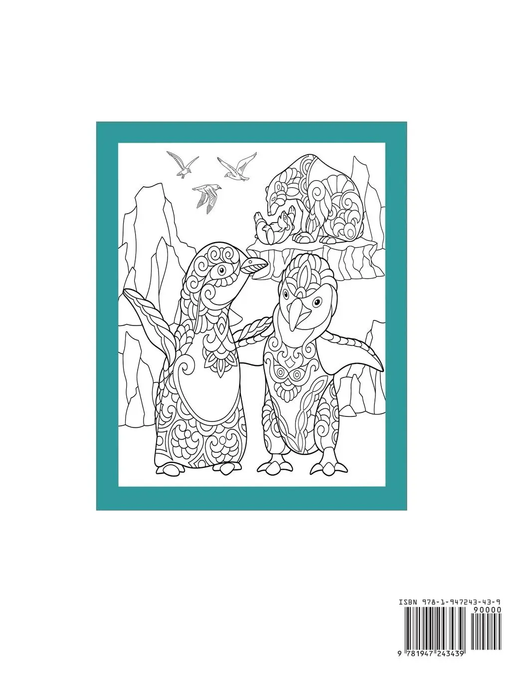 Rückseite: 9781947243439 | Penguin Coloring Book | Creative Coloring | Taschenbuch | Englisch