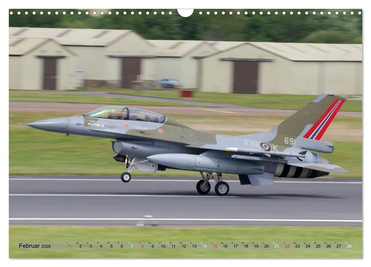 Bild: 9783457753439 | Militärjets General Dynamics F-16 Fighting Falcon (Wandkalender...