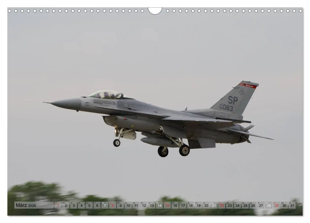 Bild: 9783457753439 | Militärjets General Dynamics F-16 Fighting Falcon (Wandkalender...