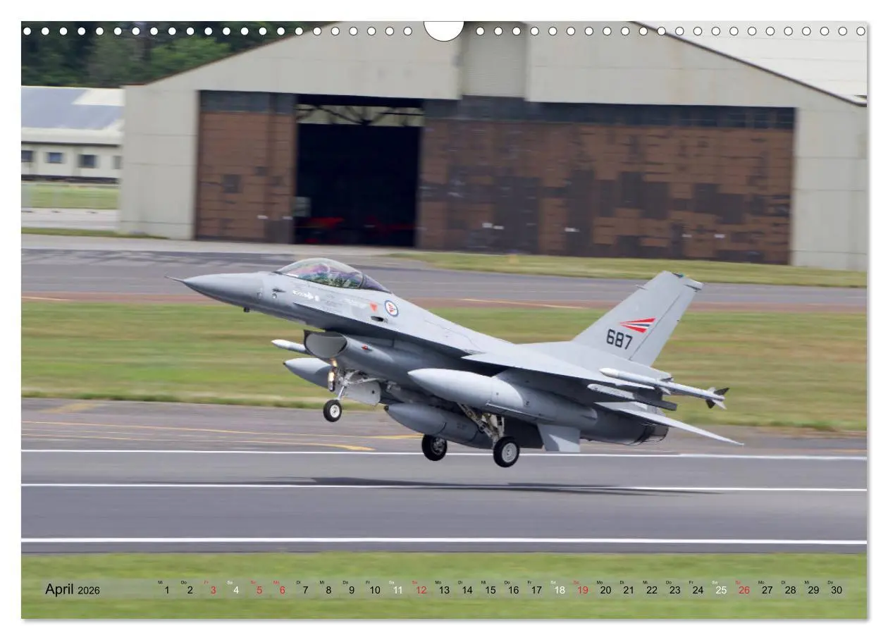 Bild: 9783457753439 | Militärjets General Dynamics F-16 Fighting Falcon (Wandkalender...