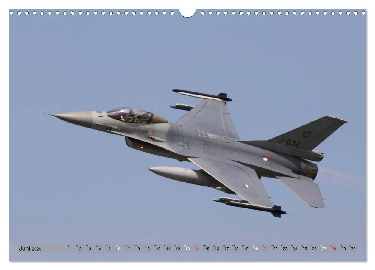 Bild: 9783457753439 | Militärjets General Dynamics F-16 Fighting Falcon (Wandkalender...