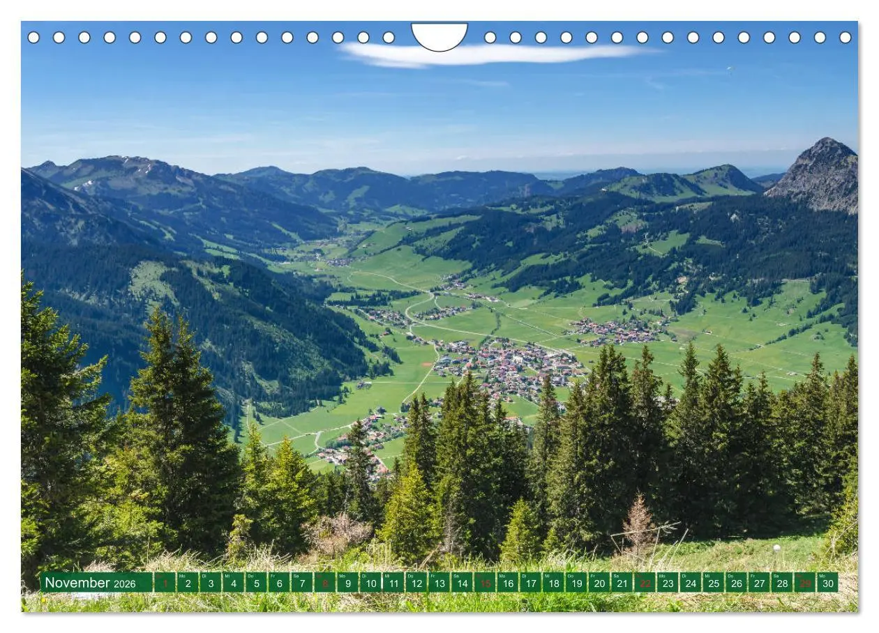 Bild: 9783457823439 | Tannheim und das Tal (Wandkalender 2026 DIN A4 quer), CALVENDO...