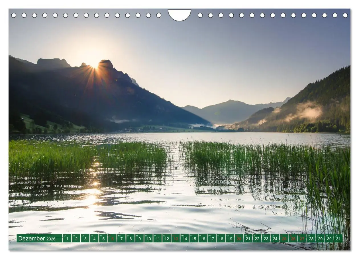 Bild: 9783457823439 | Tannheim und das Tal (Wandkalender 2026 DIN A4 quer), CALVENDO...