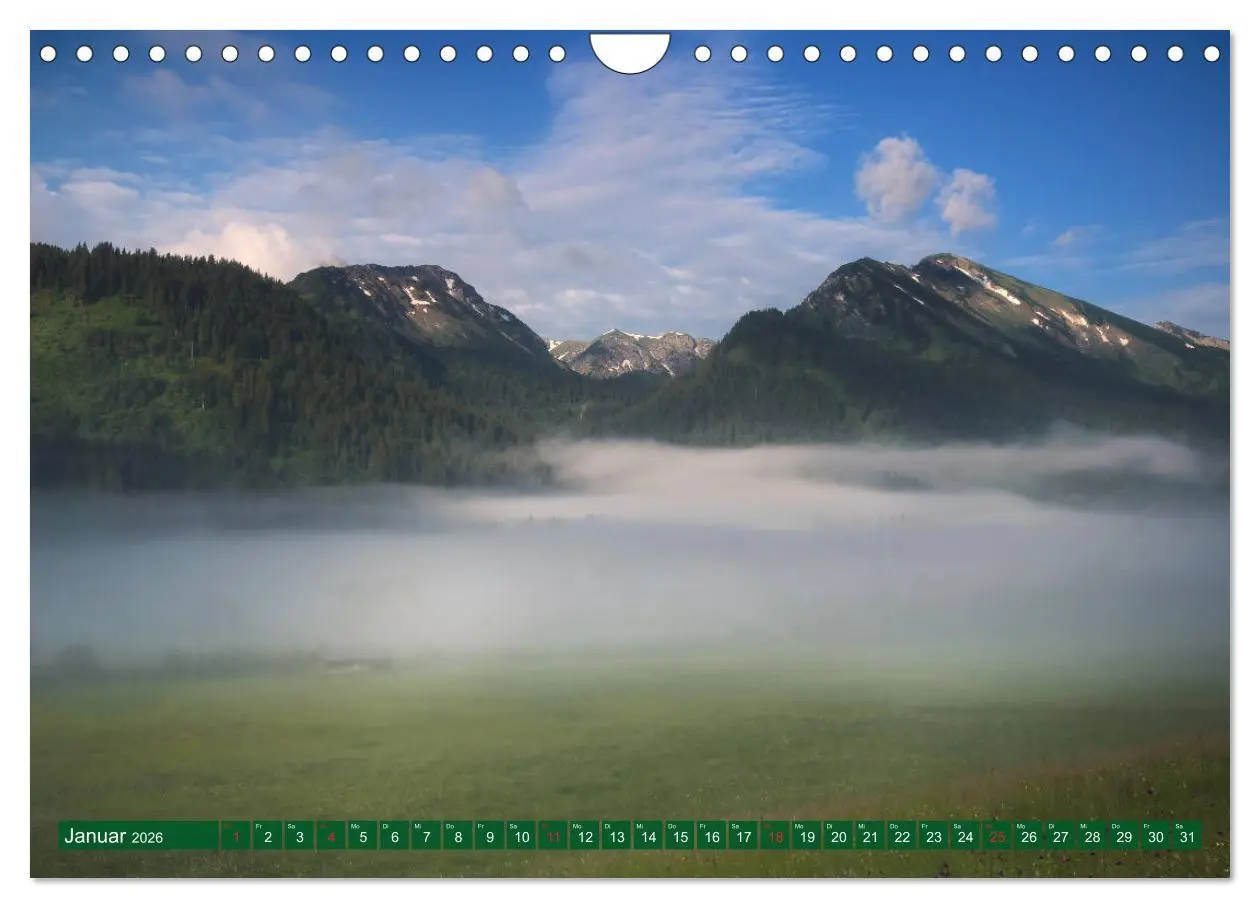 Bild: 9783457823439 | Tannheim und das Tal (Wandkalender 2026 DIN A4 quer), CALVENDO...