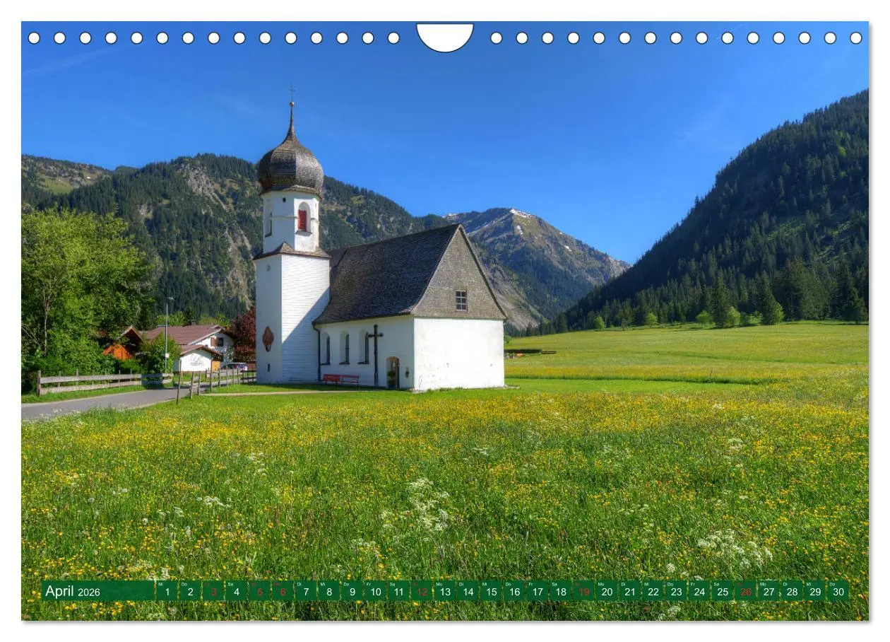 Bild: 9783457823439 | Tannheim und das Tal (Wandkalender 2026 DIN A4 quer), CALVENDO...