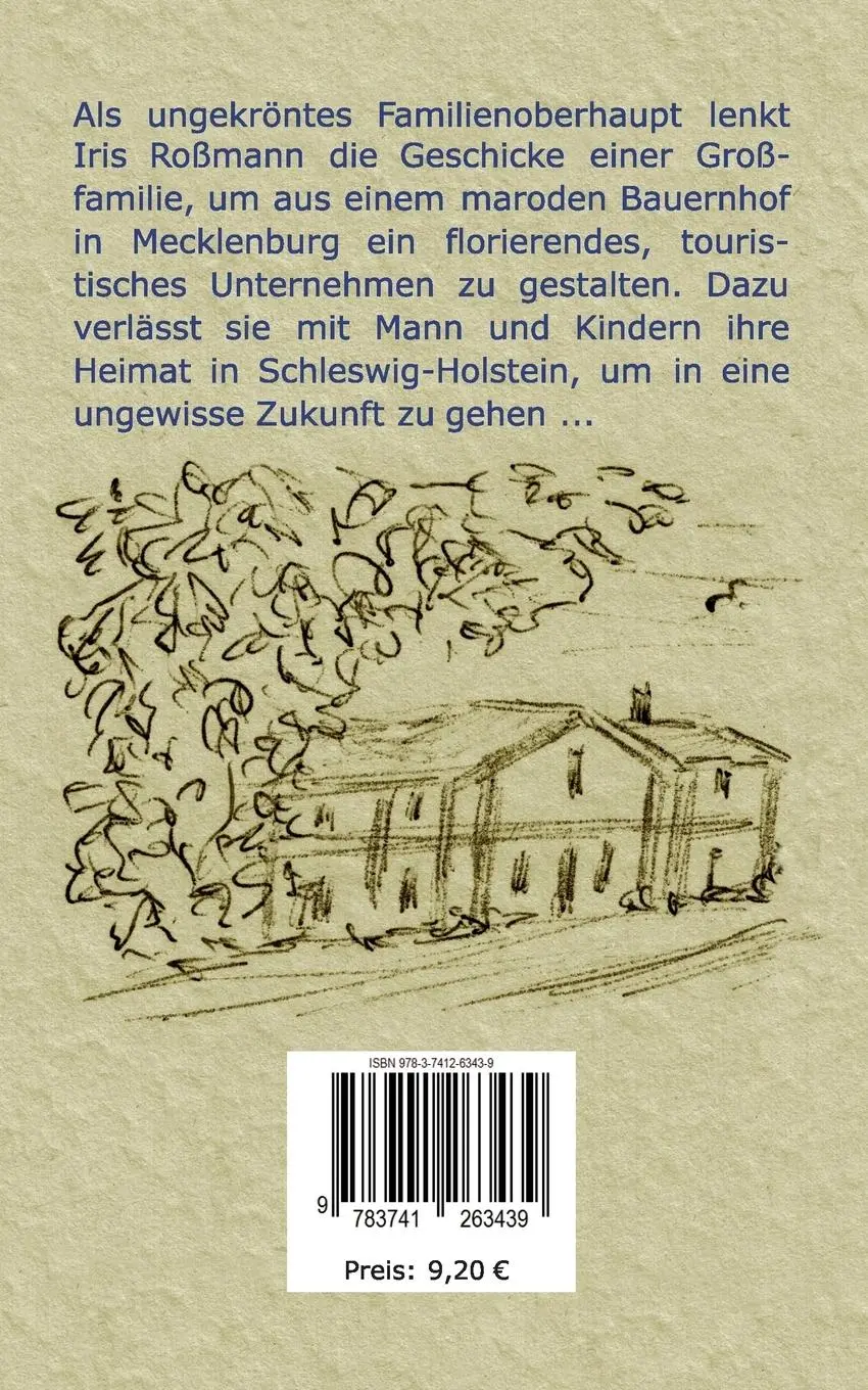 Rückseite: 9783741263439 | Flüchtige Zeiten | Die Geschichte des Bauernhofes in Boldenshagen