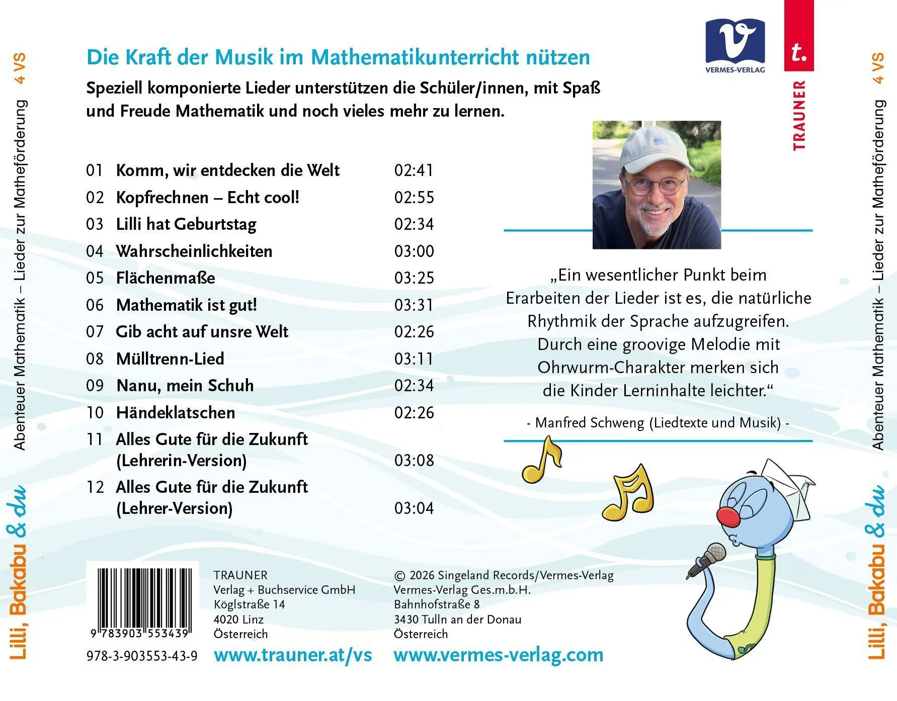 Bild: 9783903553439 | Lilli, Bakabu &amp; du | Manfred Schweng | Audio-CD | Bakabu | 1 CD | 2026
