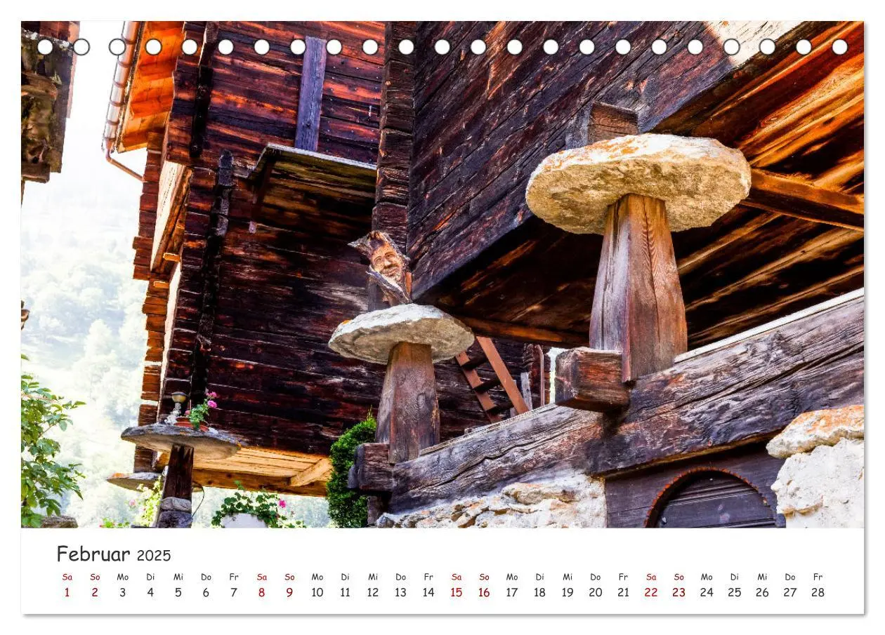 Bild: 9783435103539 | Der Kanton Wallis - einfach liebenswert (Tischkalender 2025 DIN A5...