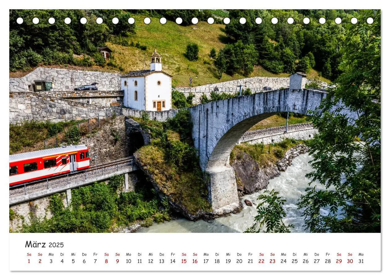 Bild: 9783435103539 | Der Kanton Wallis - einfach liebenswert (Tischkalender 2025 DIN A5...