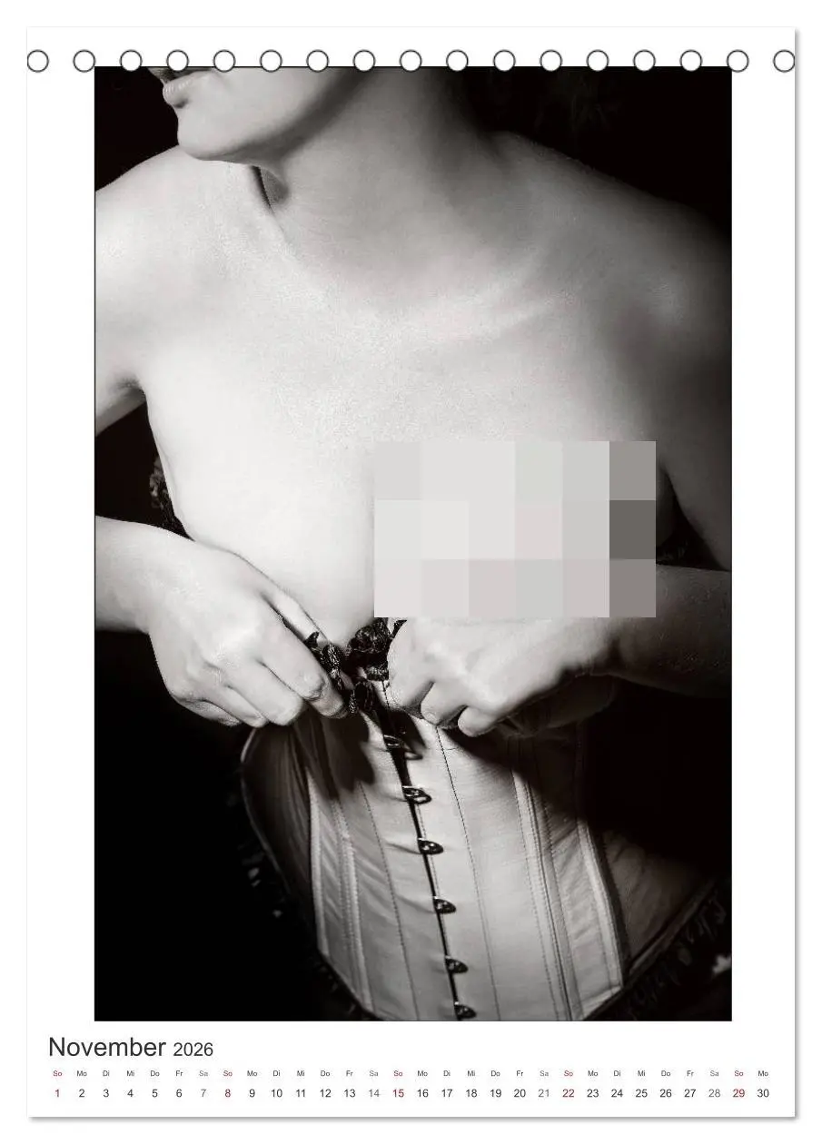 Bild: 9783516453539 | Korsetts Körperlinien "Waist Wards" 2026 (Tischkalender 2026 DIN A5...