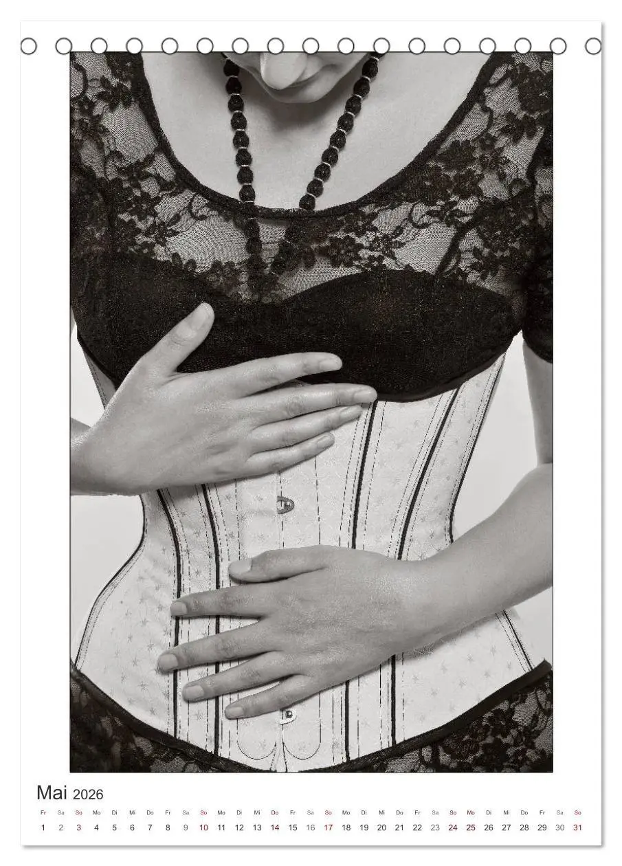 Bild: 9783516453539 | Korsetts Körperlinien "Waist Wards" 2026 (Tischkalender 2026 DIN A5...