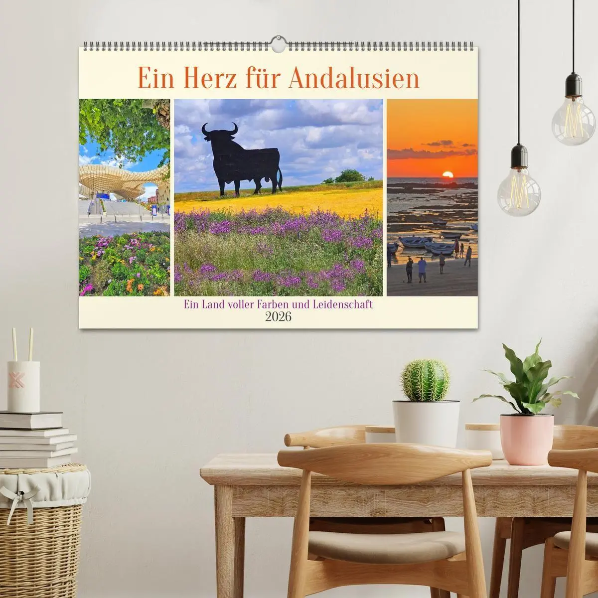 Bild: 9783516693539 | Ein Herz für Andalusien (Wandkalender 2026 DIN A2 quer), CALVENDO...