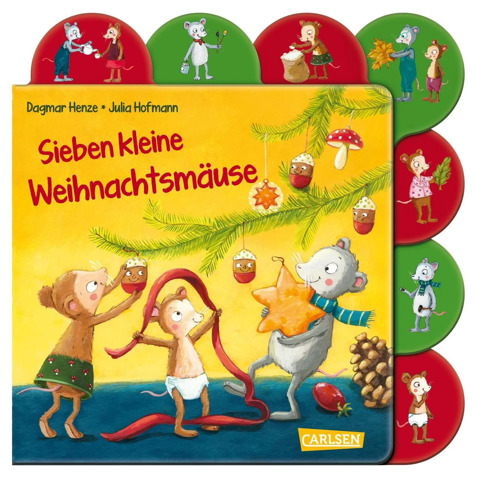 Cover: 9783551173539 | Sieben kleine Weihnachtsmäuse | Julia Hofmann | Buch | 16 S. | Deutsch