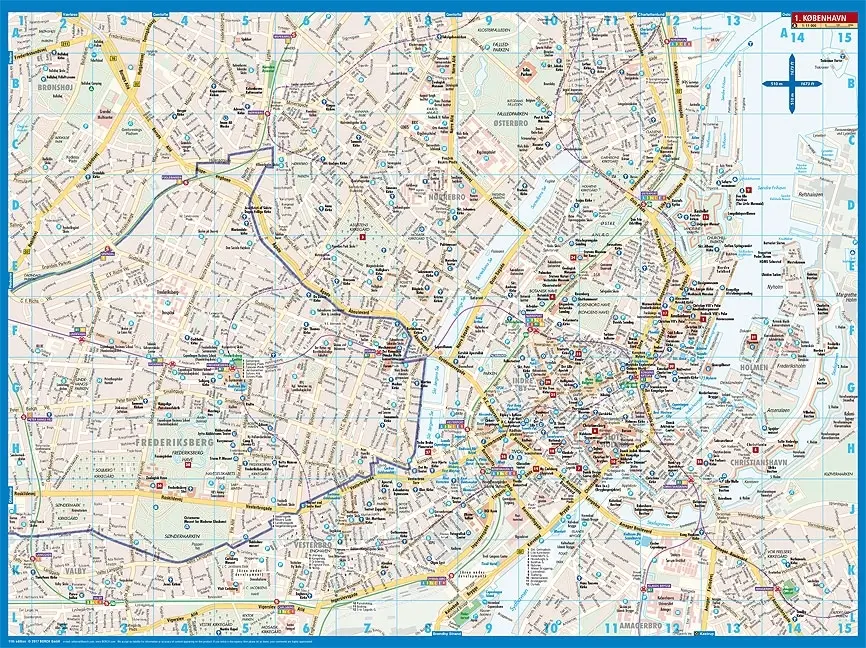 Bild: 9783866093539 | Borch Map Kopenhagen. København. Copenhagen | (Land-)Karte | 2 S.