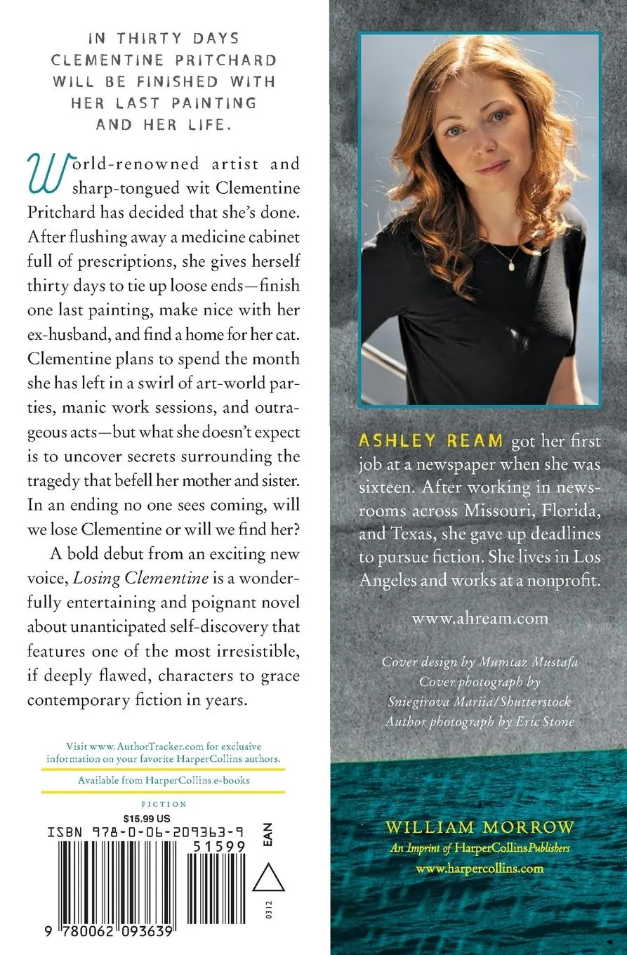 Rückseite: 9780062093639 | Losing Clementine | Ashley Ream | Taschenbuch | 306 S. | Englisch