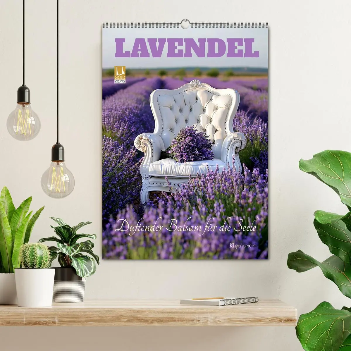 Bild: 9783457283639 | Lavendel (Wandkalender 2026 DIN A2 hoch), CALVENDO Monatskalender