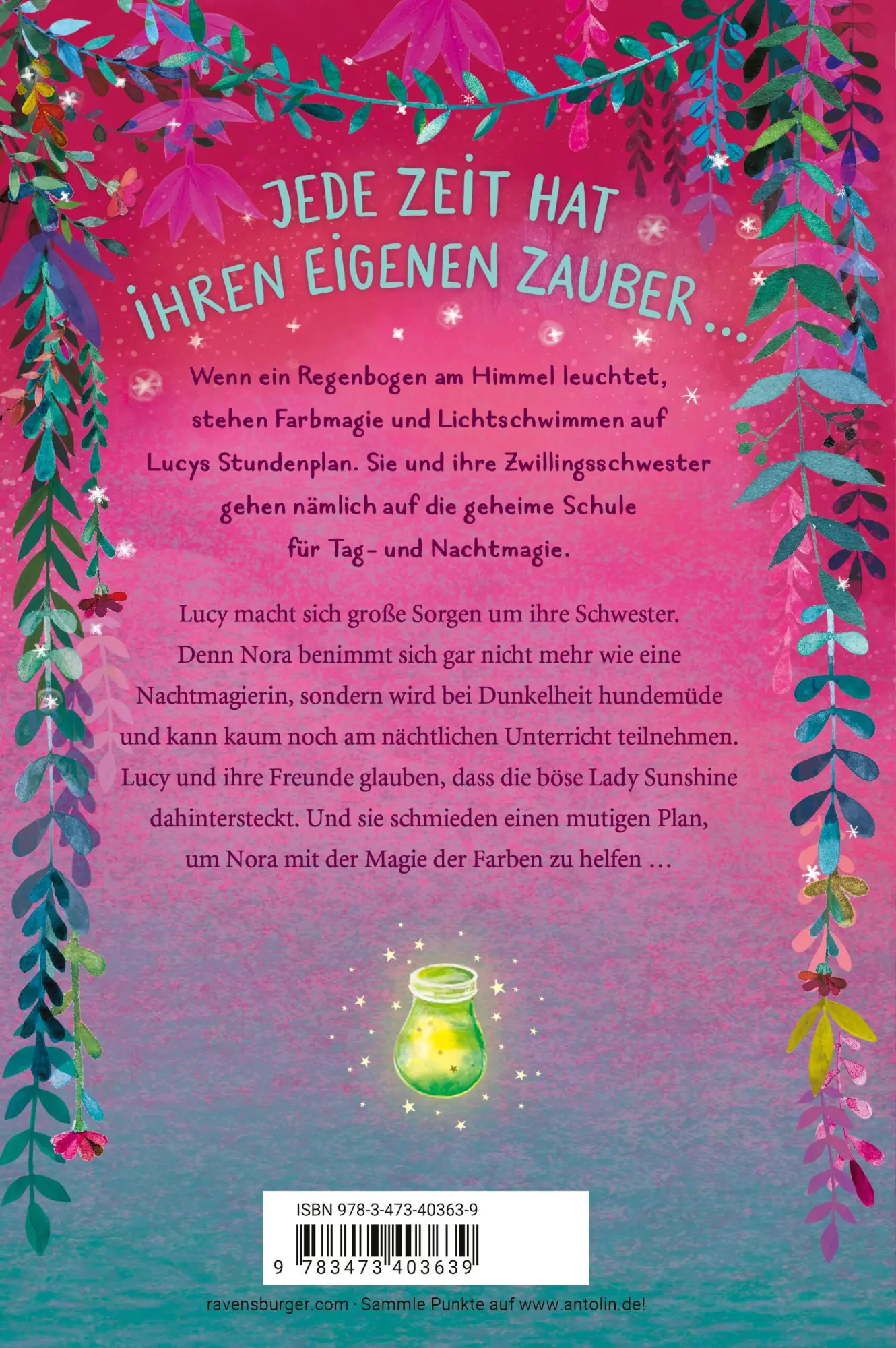 Rückseite: 9783473403639 | Die Schule für Tag- und Nachtmagie, Band 6 - Eine gefährliche Farbe