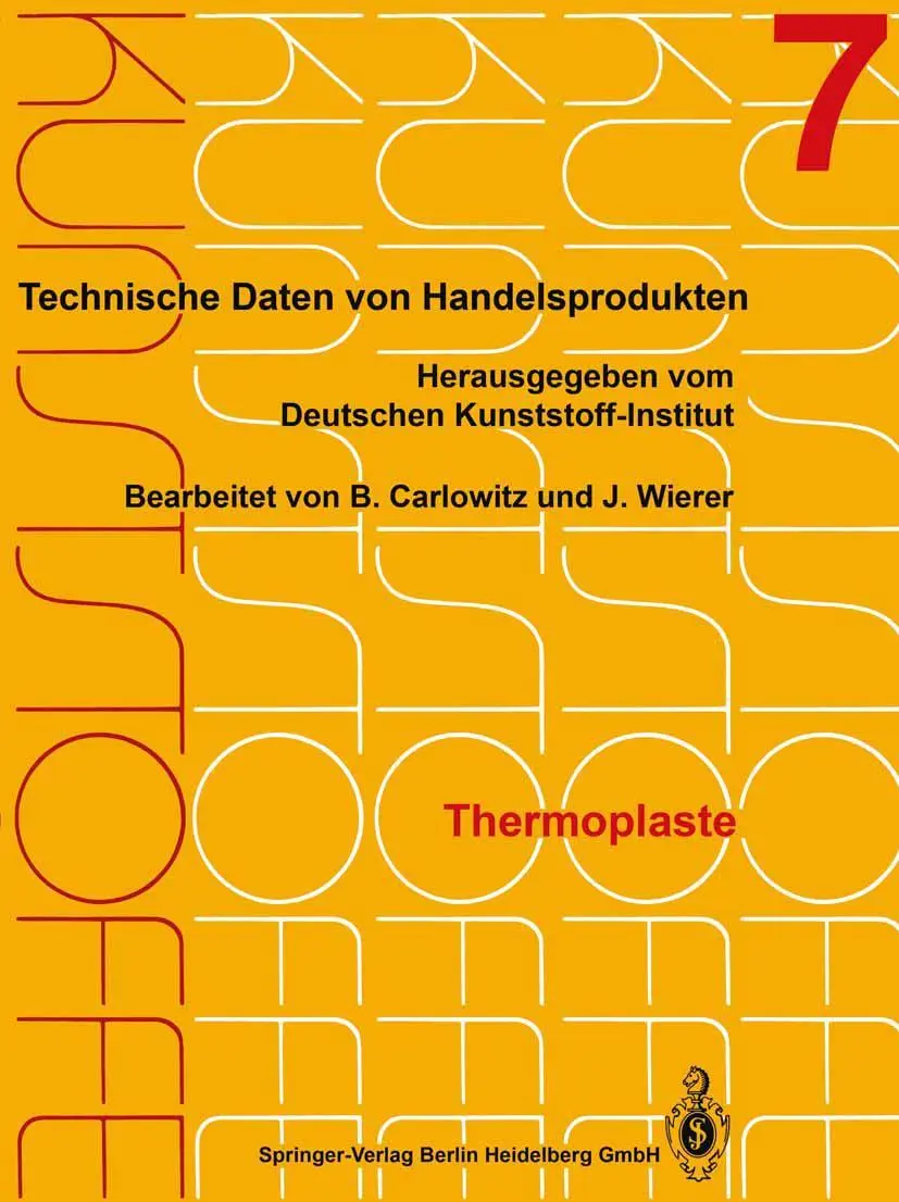 Thermoplaste: Merkblätter 2401–2800 (Kunststoffe, 1-12 / 1-12 / 7)