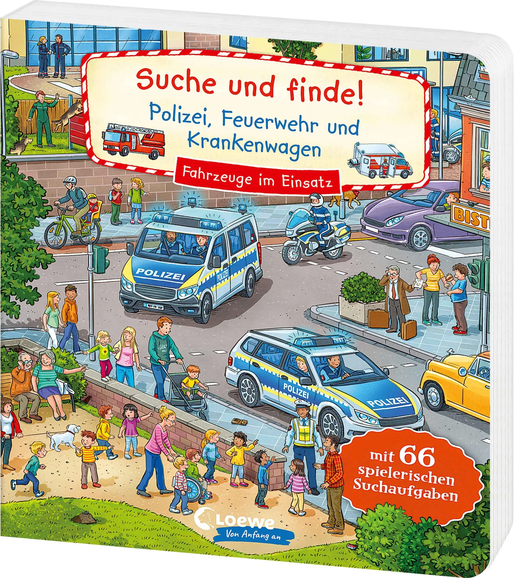 Cover: 9783743223639 | Suche und finde! Polizei, Feuerwehr und Krankenwagen | Joachim Krause