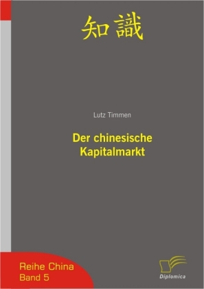 Cover: 9783832493639 | Der chinesische Kapitalmarkt | Lutz Timmen | Taschenbuch | Kartoniert