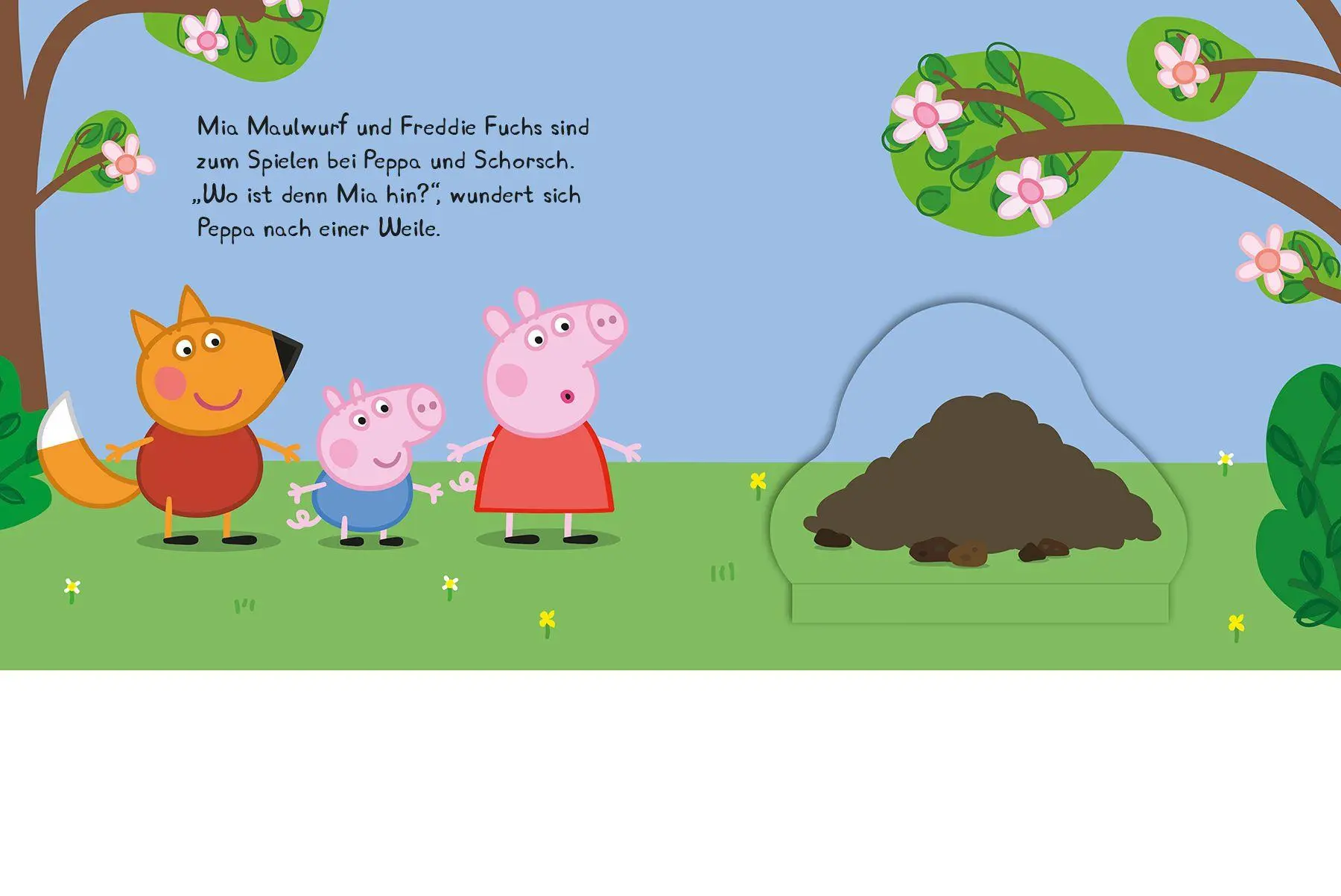 Bild: 9783833243639 | Peppa Pig: Peppa findet einen Schatz - Mein Abenteuer-Klappenbuch