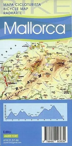 Bild: 9788480903639 | Radwanderkarte Bike Mallorca 1 : 100 000 | Jaume Tort | (Land-)Karte