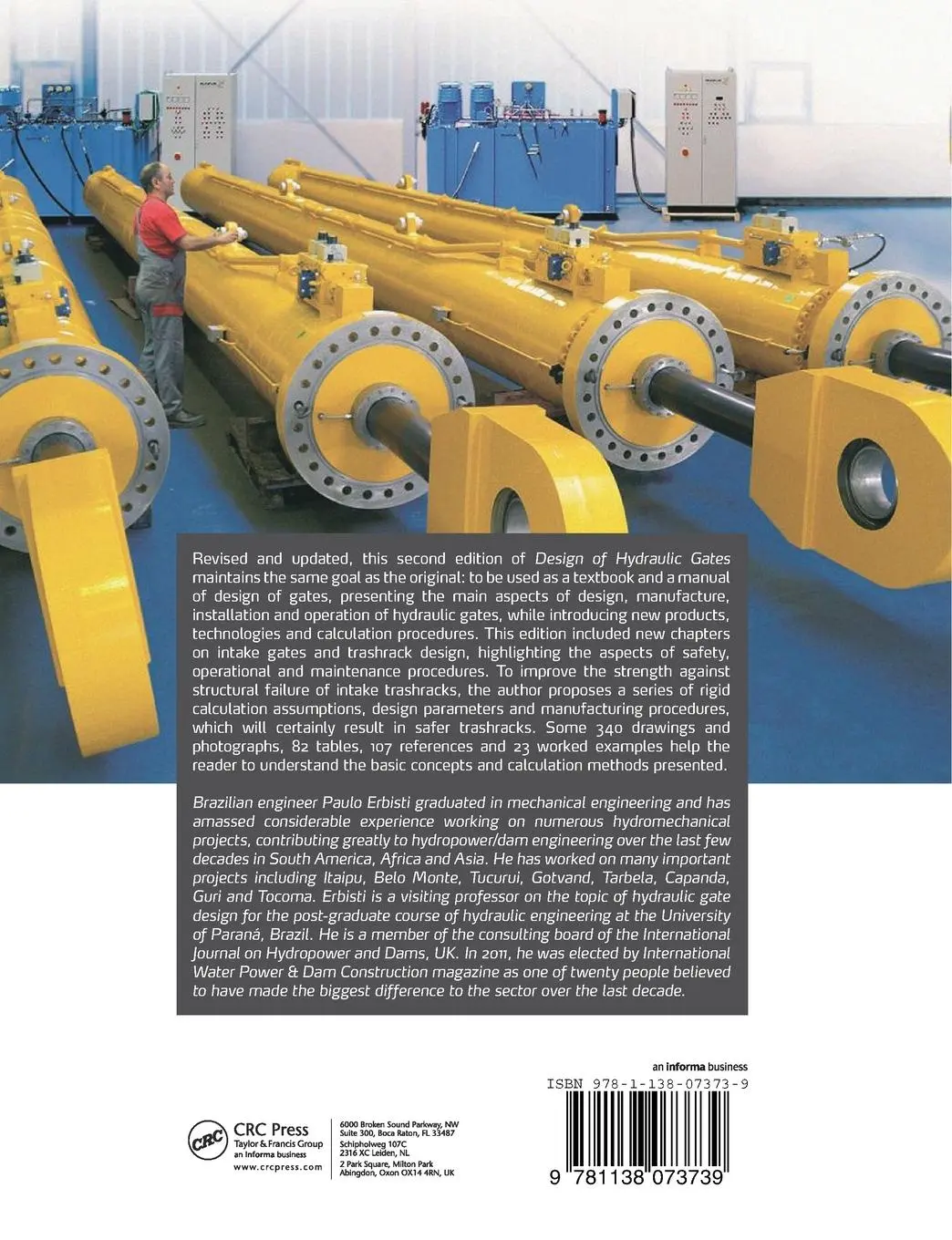Rückseite: 9781138073739 | Design of Hydraulic Gates | Paulo C. F. Erbisti | Taschenbuch | 2017